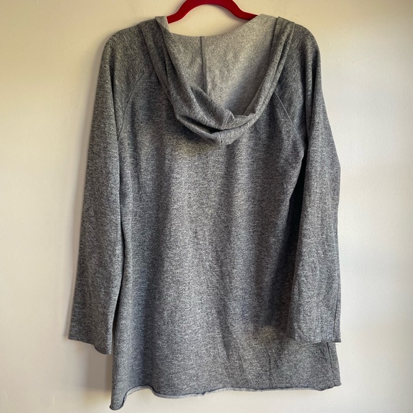 Calvin Klein Heather Gray Hoodie Sweatshirt Size L - Picture 4 of 5